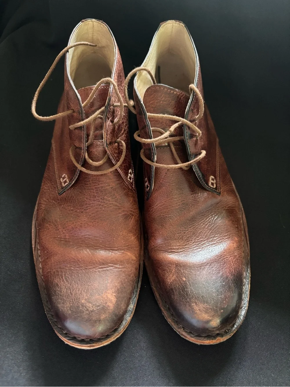 Men's Sebago Brown Leather Chukka Boots - Classic Casual Style 10D